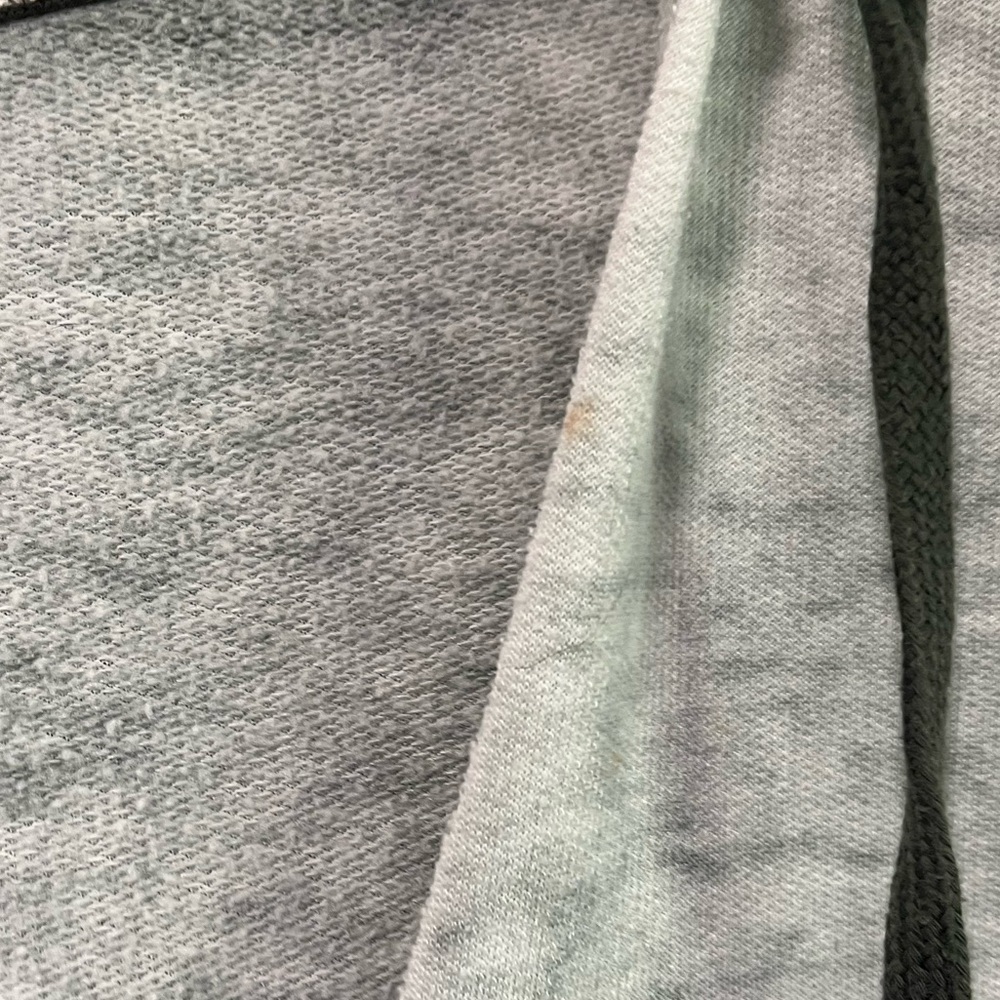 Hurley Grey Deep V-Neck Hoodie Sweatshirt (Size L) - Picture 3 of 15